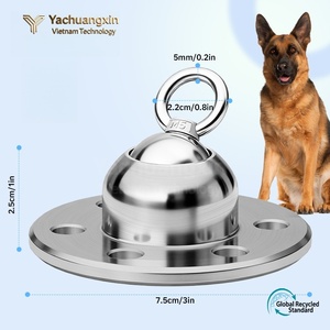 Outdoor 360 degree stainless steel rotating dog stake, pet dog traction, ground nail, ground nail <b>holder</b> - Product Image 5