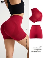 Shorts tendance 40 couleurs unies, populaires en Europe, taille haute, ceinture large plate de 3 pouces, 90% polyamide + 10% élasthanne