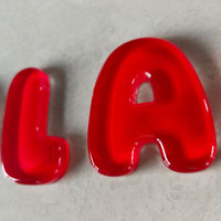 Lettres en gel 3D personnalisées avec logo, lettres en acrylique transparent, lettres en bulle, lettres en acrylique cristallin, lettres en relief, logo de signalisation