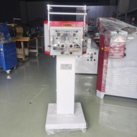 Machine à peindre les bords de ceinture en cuir multifonctionnelle verticale double face, machine à colorer les bords pour les bords des bretelles