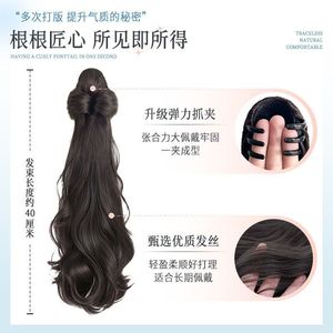 ที่มัดผมทรงหางม้าแบบลอนใหญ่ ทนความร้อนสูง สำหรับผู้หญิง - Product Image 5