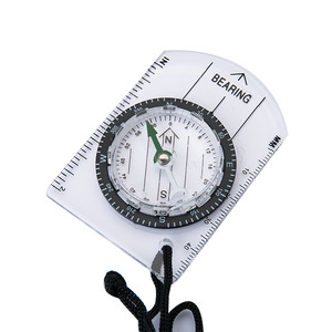 Regla de escala de mapa, brújula profesional todo en uno, equipo de supervivencia al aire libre - Product Image 3