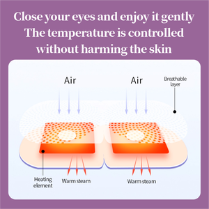 Masque oculaire <span class=keywords><strong>chauffant</strong></span> jetable à la vapeur chaude, <span class=keywords><strong>patch</strong></span> de soin des yeux, coussin <span class=keywords><strong>chauffant</strong></span>, masque oculaire à la vapeur, extrait de plante à l'arôme de lavande - Product Image 3