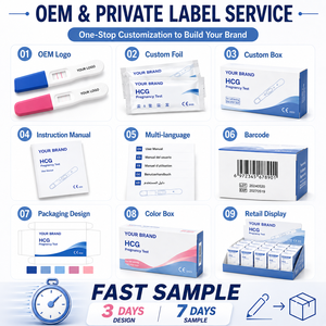 Kit <span class=keywords><strong>de</strong></span> marque privée pour <span class=keywords><strong>test</strong></span> <span class=keywords><strong>de</strong></span> <span class=keywords><strong>grossesse</strong></span> numérique rapide à cassette urinaire GCG <span class=keywords><strong>Clearblue</strong></span> HCG chinois en une étape, pour usage humain, 1 <span class=keywords><strong>test</strong></span> seulement - Product Image 6