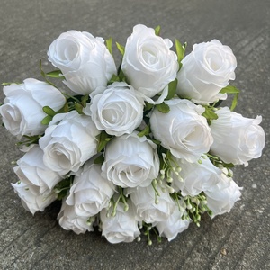 Nuevo estilo de ramo de <span class=keywords><strong>rosas</strong></span> con 18 cabezas, <span class=keywords><strong>dulces</strong></span> flores para llevar en la mano, flores para boda - Product Image 4