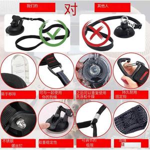Pet Bathing Leash With Suction Cup Blue And Black For Dog Grooming Table Anti Movement - Product Image 4
