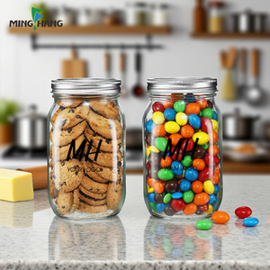 Chất lượng cao miệng rộng <span class=keywords><strong>Mason</strong></span> <span class=keywords><strong>Jar</strong></span> thực phẩm lưu trữ đóng hộp container cho mật ong dưa Jelly Jam <span class=keywords><strong>Mason</strong></span> <span class=keywords><strong>Jar</strong></span> - Product Image 4