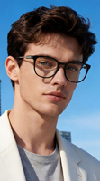 Monture optique ronde colorée en acétate pour femme, prête à l'emploi, fabriquée à Wenzhou, pour usage quotidien