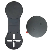 Soporte Magnético 2 en 1 de Doble Cara N52 para Laptop, Soporte Desmontable para Teléfono, Soporte de Expansión de Silicona para Escritorio