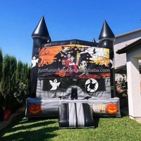 Structure gonflable d'Halloween avec bannière détachable pour la location