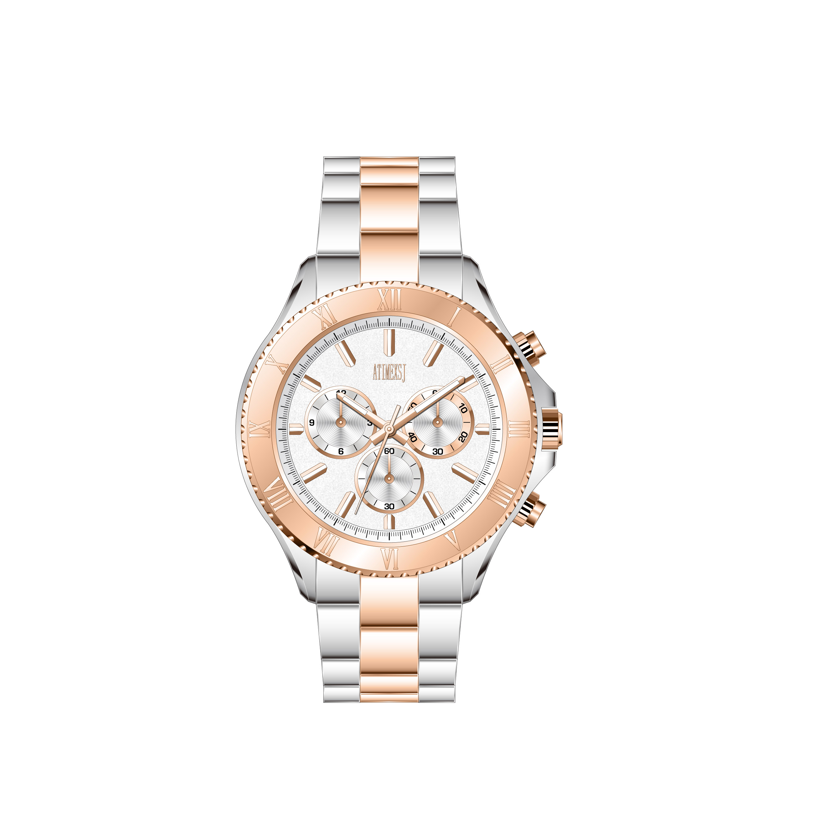Or rose bicolore