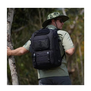 Sac à dos pour matériel de pêche personnalisé Sac de boîte de matériel de pêche étanche Sacs de rangement pour matériel de pêche portables avec porte-cannes - Product Image 4