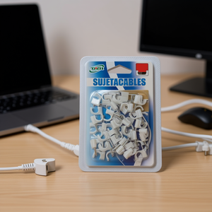 Clips en plastique de 8 mm pour une gestion efficace des câbles et des accessoires - Product Image 2