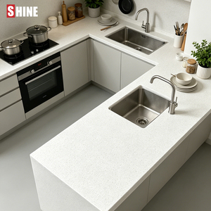 Tablero de Partículas de Cuarzo de Color Sólido Resistente a las Manchas, Encimera Moderna de Gran Formato para Mesa de Cocina, Embalaje a Prueba de Golpes, 5 Años de Garantía - Product Image 6