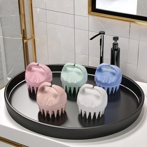 Personal Care Hair <b>Tool</b> Head Hair Massage Brush Scalp Exfoliator <b>Silicone</b> Shampoo Brush Scalp Scrubber for Hair Growth - Product Image 6