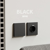 Prise murale de type 86, 10A, style européen, deux trous, norme française, prise russe, style allemand, avec prise USB Type-C