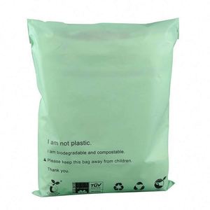 Self Adhesive <b>Compostable</b> Biodegradable Plastic Mailing Mailer Parcel <b>Bags</b> with Customizable Thickness for Grocery Promotion Use - Product Image 3