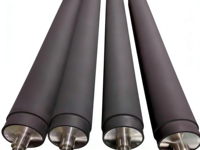 Rouleau de guidage de toile à haute friction BT049 personnalisé pour usage industriel, avec axe de pression, OEM