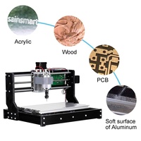 ActionLasers TWOTREES DIY CNC 3018 Pro Grabador CNC Mini, Router CNC para Madera con Control GRBL, Router para Madera de 3 Ejes, Máquina de Grabado Láser y Routers para Madera
