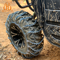 Cadenas de Protección para Neumáticos de Tractor y ATV, Antideslizantes, para Nieve y Barro, de Acero Aleado, Diseño de Escalera, Tratadas Térmicamente, Tamaño de Eslabón de 4.5MM, Nuevas, Fábrica BOHU