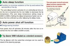 Estación de soldadura de hierro digital <span class=keywords><strong>Hakko</strong></span> 100% W 150 V/110V para reparación SMD PCB IC ESD sin plomo 220 Original - Product Image 4