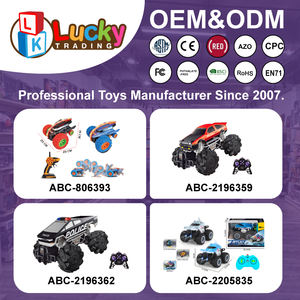 May Mắn Đồ Chơi Tùy Chỉnh <span class=keywords><strong>RC</strong></span> Cảnh Sát Xe Điều Khiển Từ Xa Off Road Xe 10ch Trôi Xe Đồ Chơi Với Phun Chức Năng - Product Image 6