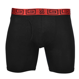 CELINNE Fashion Lightweight Open Fly <b>Men</b> Boxer Briefs Breathable Comfortable Separate <b>Pouch</b> <b>Men</b> Underwear - Product Image 3