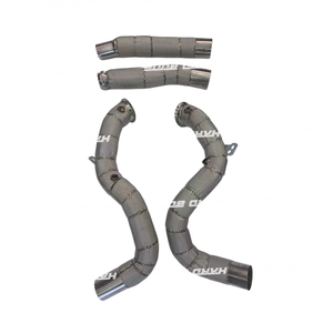 Tuyau de descente d'échappement de bouclier thermique de haute qualité pour tuyaux de descente Mercedes Benz <span class=keywords><strong>AMG</strong></span> GT <span class=keywords><strong>GTS</strong></span> GTR <span class=keywords><strong>V8</strong></span> 4.0T M178 - Product Image 6