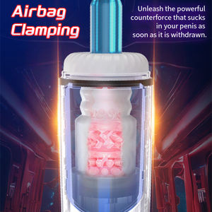 Airbag pressant l'étirement vibrant et sonnant la tasse d'<span class=keywords><strong>avion</strong></span> Branlette tasse de masturbation pour les hommes Tasse de masturbation automatique - Product Image 5