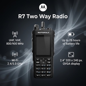 Radio Bidireccional Profesional R7, VHF WIFI de Largo Alcance, Teclado Completo, Radios Móviles - Product Image 5
