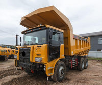 Camion à benne basculante hors route de marque supérieure SKT90SA 900HP Euro 3 6x6 avec une vitesse maximale de 46 km/h pour le transport de matériaux de construction urbaine