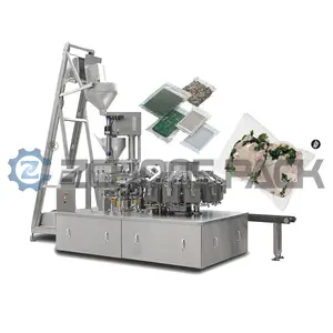 Rotary Vacuum Packaging Machine Large Factory Automatic Vacuum Machine Meat Grain Nuts Food