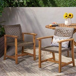 ชุดเก้าอี้รับประทานอาหารเชือกทนทานทันสมัยจำนวน 2 ตัว - Product Image 3