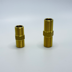 Hexagone en laiton haute pression Long <span class=keywords><strong>BSPP</strong></span>/G filetage mâle raccords de mamelon longs plomberie pour l'application de gaz d'huile d'eau - Product Image 5