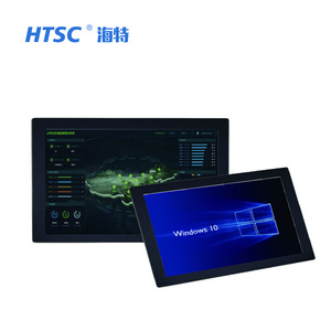 Computadora táctil industrial todo en uno de 23,8 pulgadas Intel 11th Core I7/i5/I3 Celeron IP65 Diseño a prueba de agua Diseño sin ventilador - Product Image 1