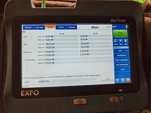 Lot de 2 certificats/testeurs de fibres optiques EXFO MAX-945-SM1-EA OLTS d'occasion - Product Image 6