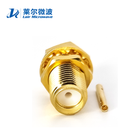 Conector de Cable Coaxial SMA-KYB2 de 50 Ohmios DC-6GHz LE280/RG405/1671A, Tipo SMA Hembra, Accesorios de Latón Chapado en Oro para RF