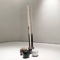 Usine ventes professionnel de billard de billard bois et marbre piscine cue bâton de billard queues de billard pierre pôle plug