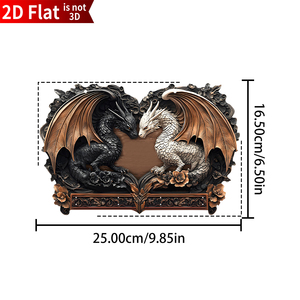 Giá đỡ chìa khóa hình Rồng bằng gỗ với 4 móc kim loại dễ dàng gắn tường một tầng công cụ tiết kiệm không gian - Product Image 6