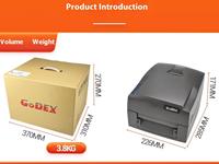 Printer Label Barcode Thermal Transfer USB Desktop 4 inci Kecepatan Tinggi 203dpi Garansi 1 Tahun Dukungan SDK Stok Tersedia Godex G500/G530
