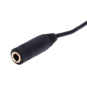 3.5mm <strong>Jack</strong> Male to Female Stereo <strong>Headphone</strong> Extension Cable with Volume Control for Microphone Computer Earphone-Black - Product Image 3
