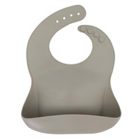 Bavoir pour bébé en silicone unisexe, personnalisé, antidérapant, imperméable