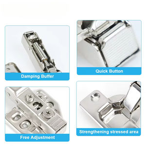 أثاث ثلاثي الأبعاد قابل للتعديل مفصلات مخفية لينة قريبة خزانة s - Product Image 4