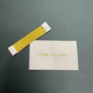 Chất Lượng Cao Cotton Vải Logo Tag Quần Áo Nhãn Hình Dạng Khác Nhau Dệt Thêu Nhãn May Mặc - Product Image 2