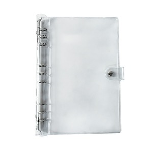 A6A7 Cuaderno en espiral de 60 hojas con libro de almacenamiento transparente de PVC Carpeta de núcleo de tapa dura impermeable para tamaños de papel A4A5 B5 - Product Image 5