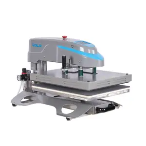 CH-4050Q personnalisé de haute qualité 220/110V 2.5 puissance automatique Air Swing Away T-shirt transfert pneumatique presse à chaud Machine