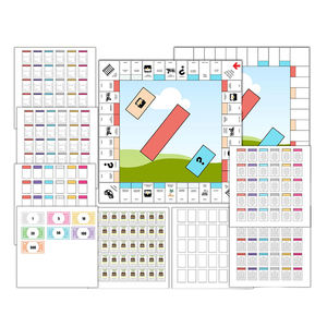 بيع مباشر من المصنع لعبة احتكار مخصصة للأطفال الحياة الاحتكارية لعبة متنها للأسرة - Product Image 3