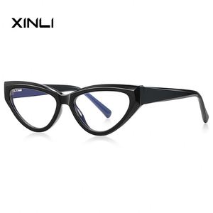 Lunettes de lecture pour femmes XINLI2153, imprimé animal, TR90, anti-lumière bleue, style œil de chat - Product Image 2