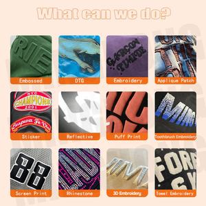 กางเกงขายาวทรงหลวมขาตรงประดับพลอยเทียมหลากสีสไตล์สตรีทสไตล์วินเทจ - Product Image 5