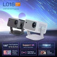 Hotack Dernier L018 Full Hd 1080p Home Cinéma Projecteur Smart Wireless Android Portable Outdoor Mini 4k Proyector
